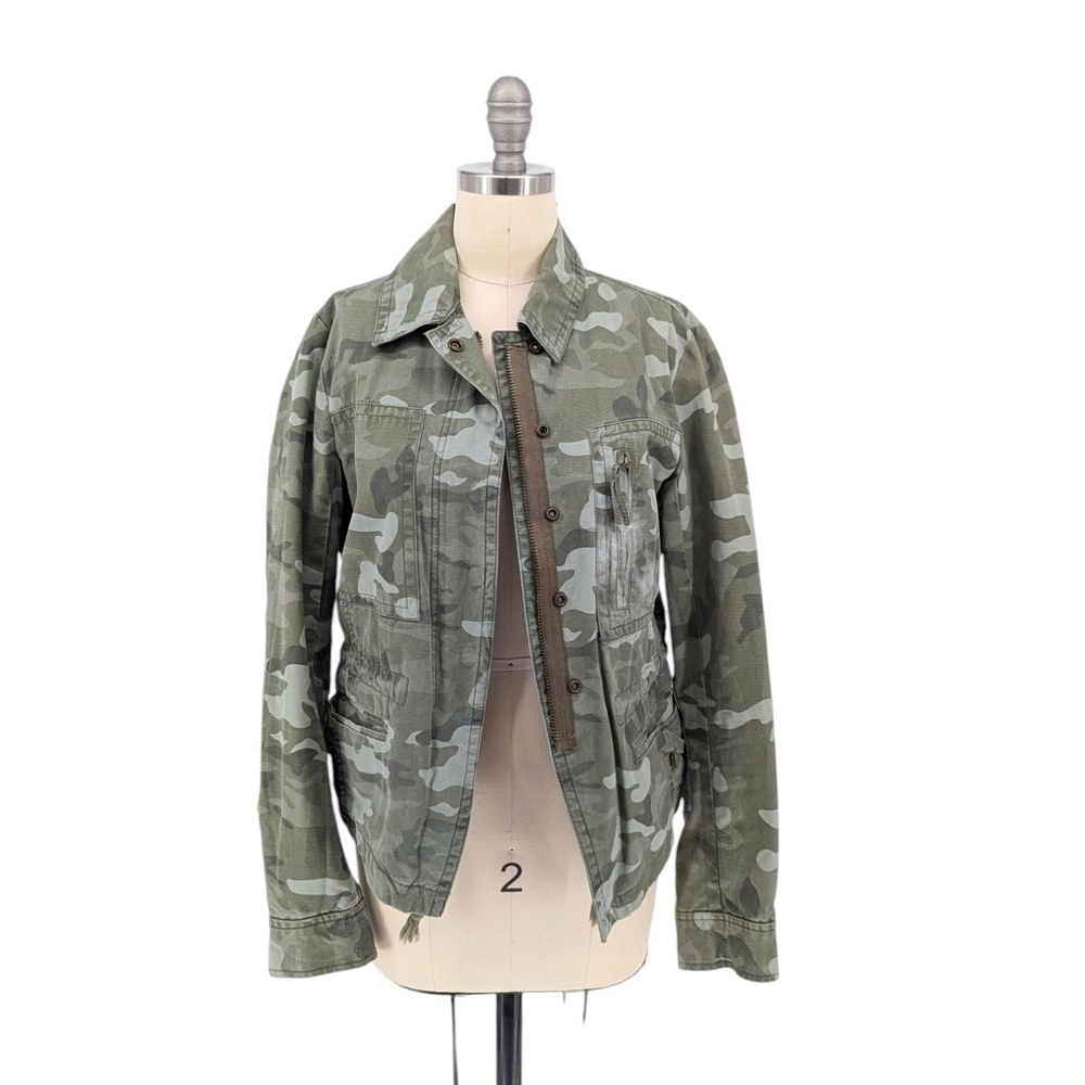 01238 Gap Camo Jacket Green S military army casual travel streetwear hipster